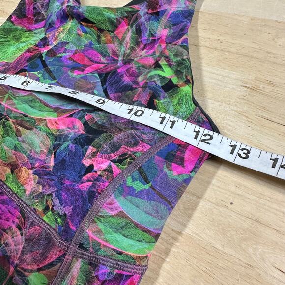 Lululemon Court Crush Dress Vivid Floral Tone Multi Women's Size 2 EUC - Picture 9 of 11